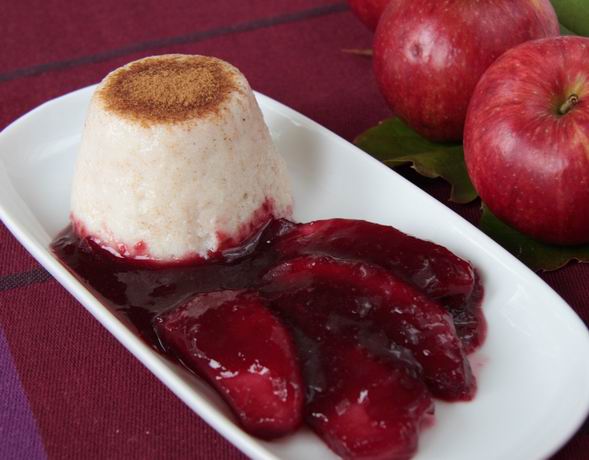 Rezept Grießflammerie mit Holunder- Apfel | Lecker Ohne ...